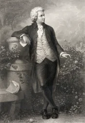 Wolfgang Amadeus Mozart, graviert von Paul Barfus (1823-95)